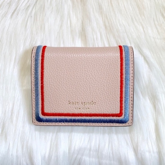 kate spade Handbags - Kate Spade Small Bifold Eva Embroidered Wallet
